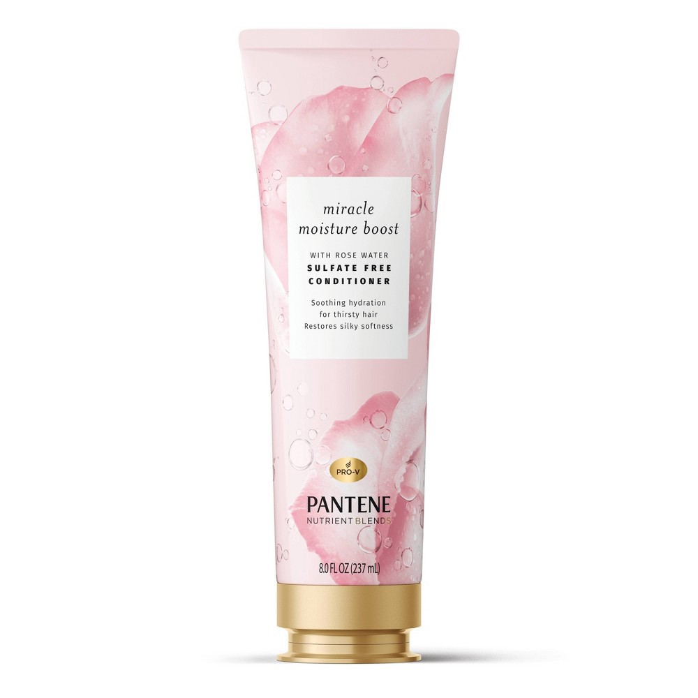 slide 2 of 9, Pantene Pro-V Miracle Moisture Boost with Rose Water Conditioner 8 oz, 8 oz