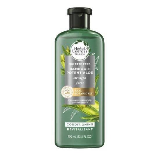 slide 1 of 4, Herbal Essences bio:renew Bamboo + Potent Aloe Conditioner for Strength, 13.5 fl oz