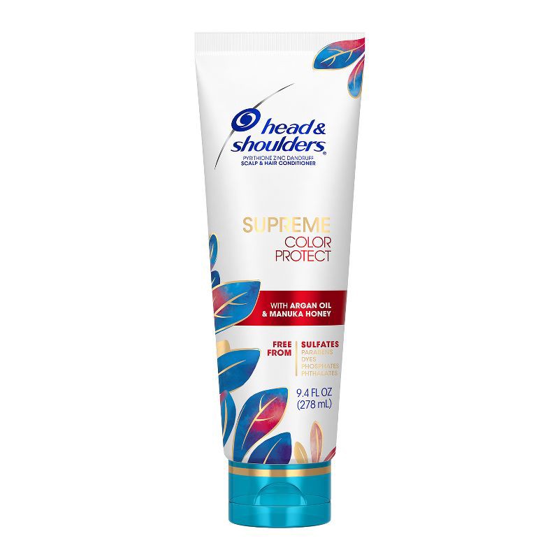 slide 2 of 12, Head & Shoulders Supreme Color Protect Anti-Dandruff Conditioner for Relief from Itchy & Dry Scalp - 9.4 fl oz, 9.4 fl oz