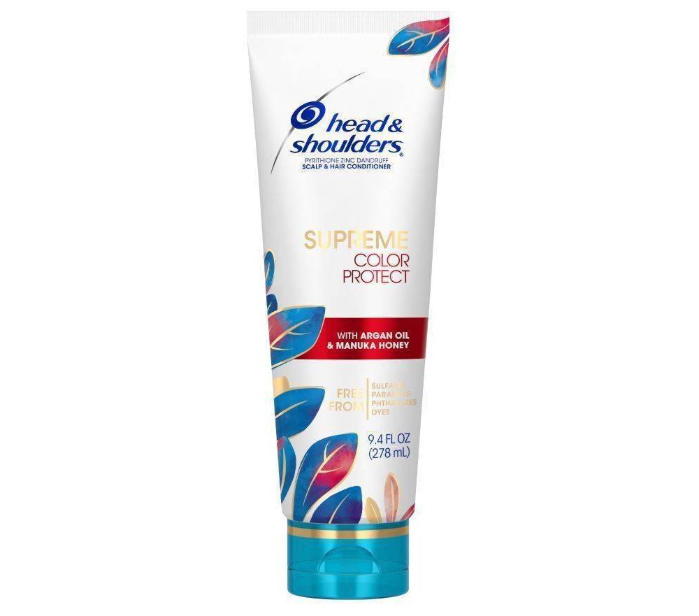 slide 2 of 8, Head & Shoulders Supreme Color Protect Anti-Dandruff Conditioner for Relief from Itchy & Dry Scalp - 9.4 fl oz, 9.4 fl oz
