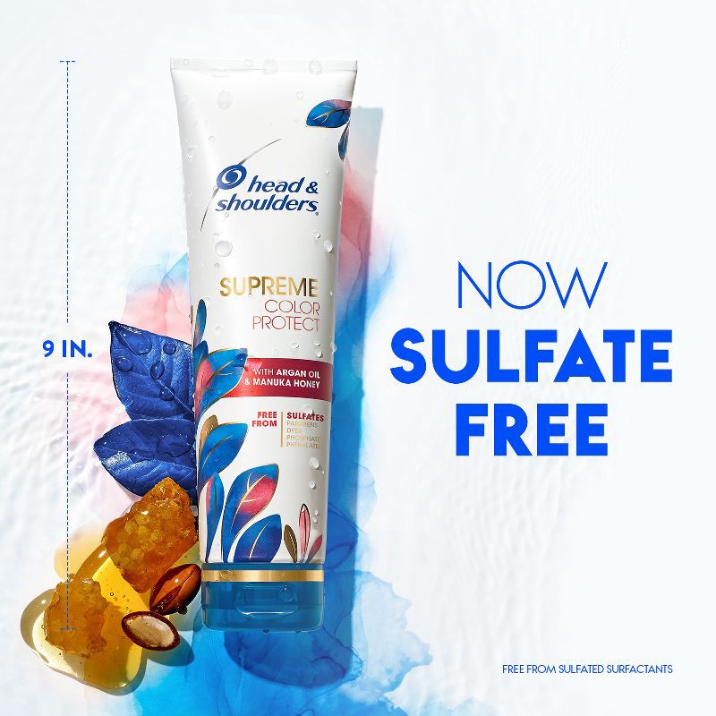 slide 3 of 12, Head & Shoulders Supreme Color Protect Anti-Dandruff Conditioner for Relief from Itchy & Dry Scalp - 9.4 fl oz, 9.4 fl oz