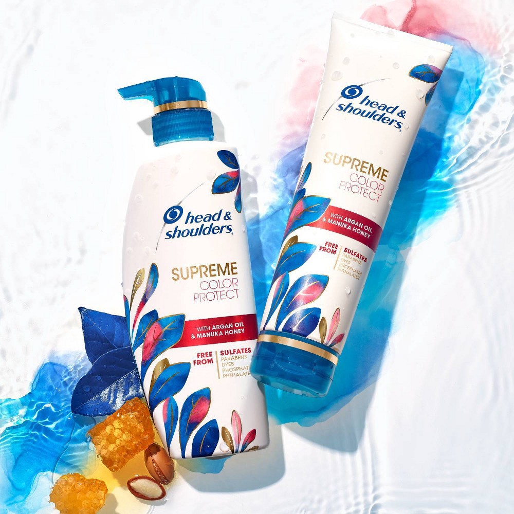 slide 4 of 8, Head & Shoulders Supreme Color Protect Anti-Dandruff Conditioner for Relief from Itchy & Dry Scalp - 9.4 fl oz, 9.4 fl oz