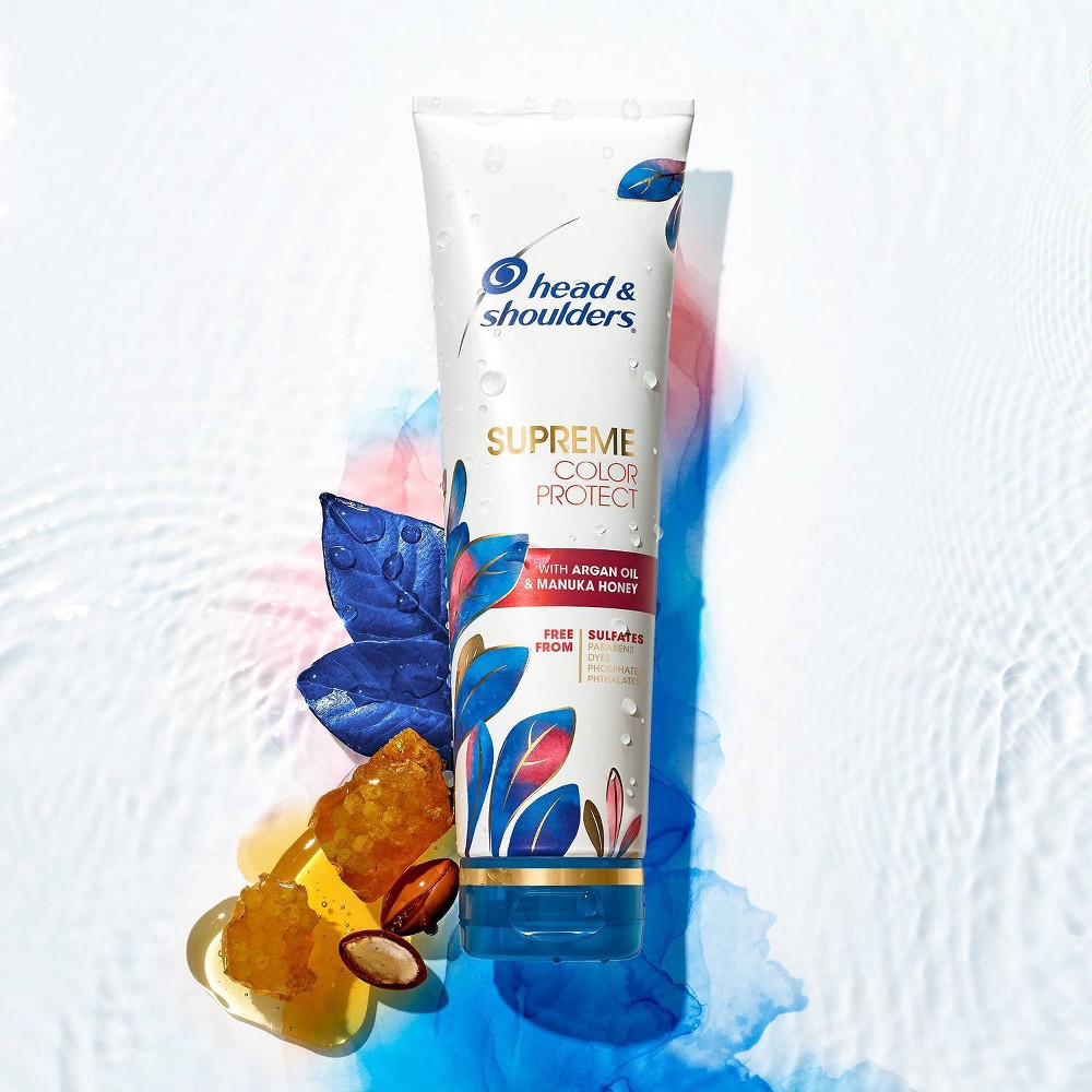 slide 5 of 8, Head & Shoulders Supreme Color Protect Anti-Dandruff Conditioner for Relief from Itchy & Dry Scalp - 9.4 fl oz, 9.4 fl oz