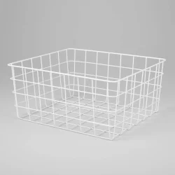 Wire Pantry Basket White - Brightroom 1 ct