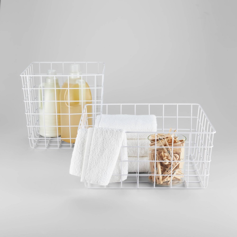 Wire Pantry Basket White - Brightroom™ : Target