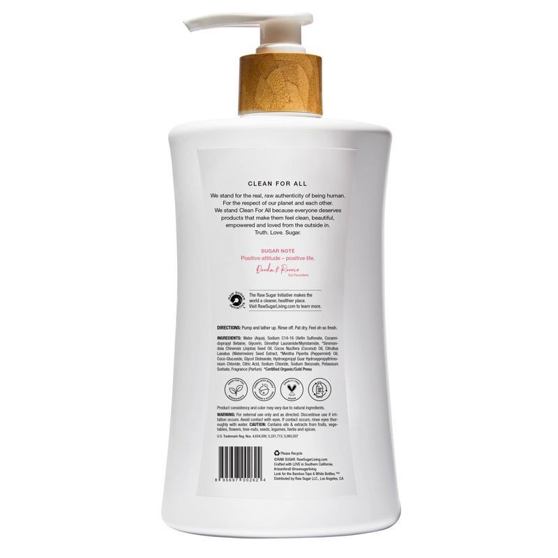 slide 2 of 9, Raw Sugar Moisture Loving Body Wash - Watermelon and Fresh Mint - 40 fl oz, 40 fl oz