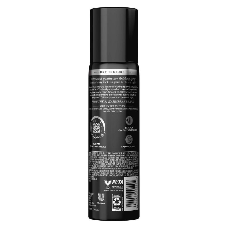 slide 3 of 7, Tresemme Dry Texture Finishing Hairspray - Travel Size - 5oz, 5 oz