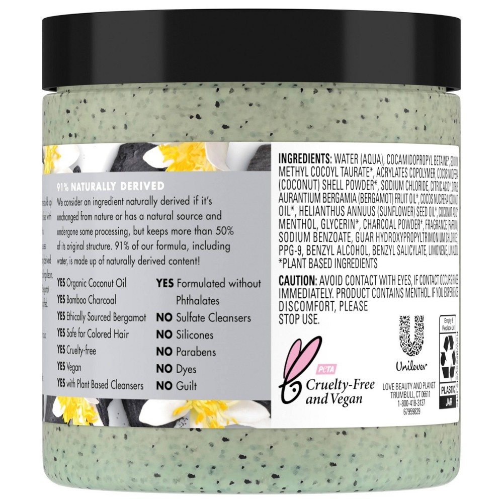 slide 8 of 8, Love Beauty and Planet Delightful Detox Charcoal Shampoo Scrub - 9oz, 9 oz