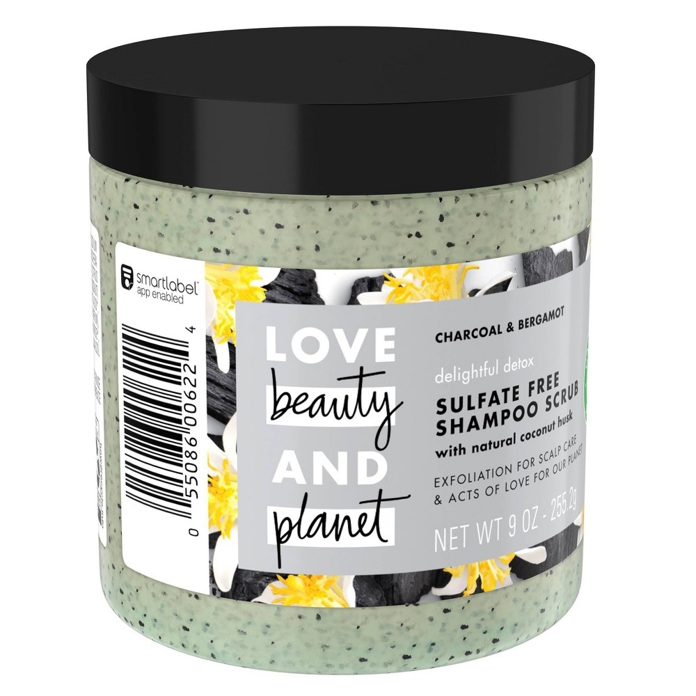 slide 4 of 8, Love Beauty and Planet Delightful Detox Charcoal Shampoo Scrub - 9oz, 9 oz