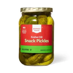 Kosher Dill Snack Pickles - 16 fl oz - Market Pantry™