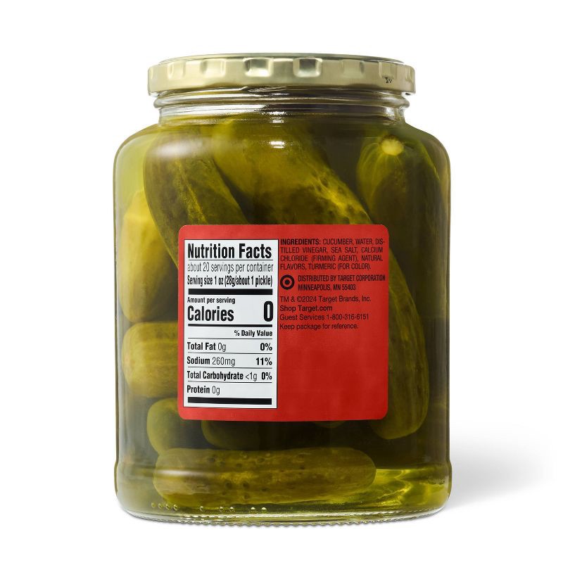 slide 2 of 3, Kosher Dill Baby Pickles - 32oz - Market Pantry™, 32 oz