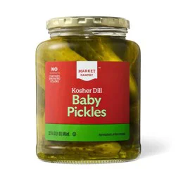 Kosher Dill Baby Pickles - 32oz - Market Pantry™