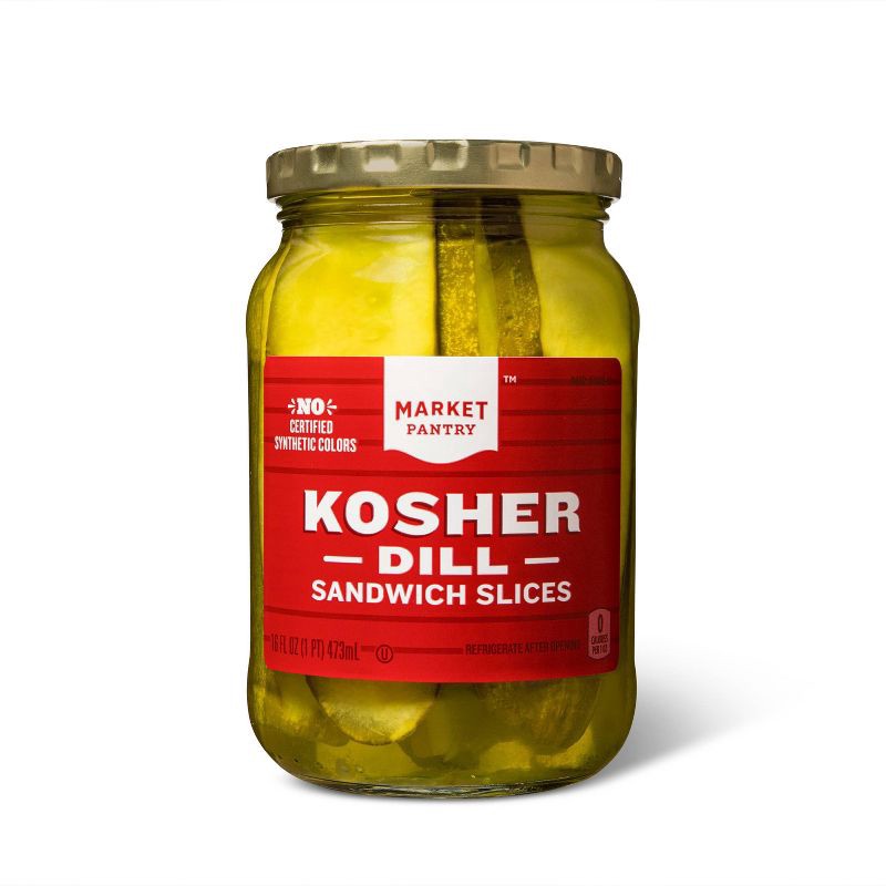Kosher Dill Sandwich Slices 16oz Market Pantry 16 oz Shipt