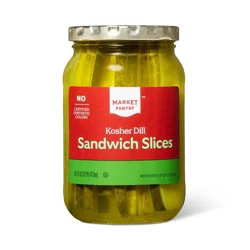 Kosher Dill Sandwich Slices - 16oz - Market Pantry™