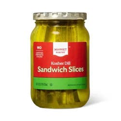 Kosher Dill Sandwich Slices - 16oz - Market Pantry™
