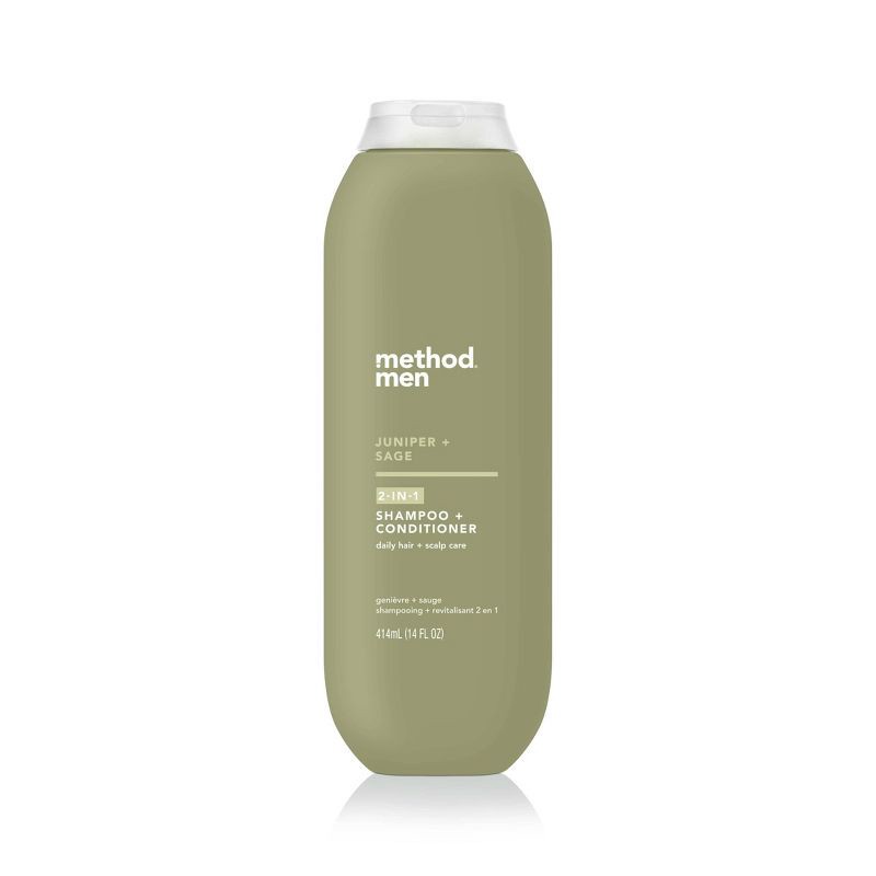 slide 1 of 6, Method Men 2-in-1 Shampoo and Conditioner Juniper + Sage - 14 fl oz, 14 fl oz