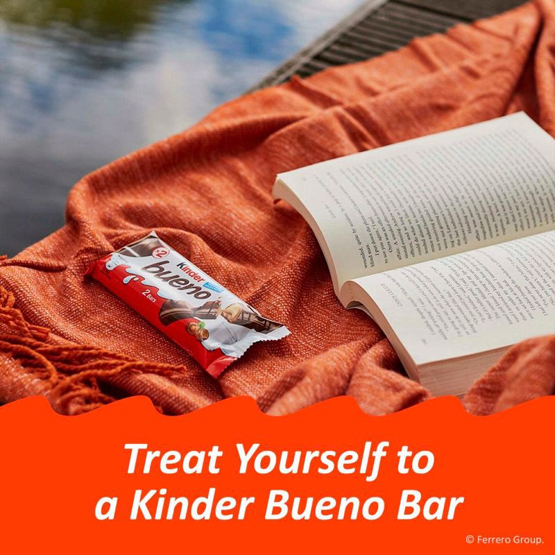 slide 5 of 10, Kinder Bueno Hazelnut Chocolate Candy - 1.5oz, 1.5 oz