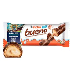 Kinder Bueno Hazelnut Chocolate Candy - 1.5oz