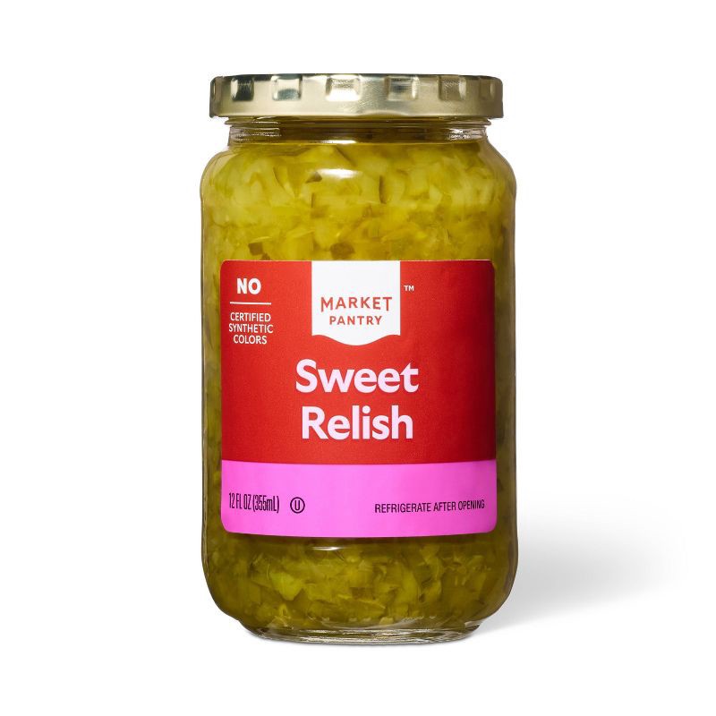 slide 1 of 3, Sweet Relish - 12oz - Market Pantry™, 12 oz