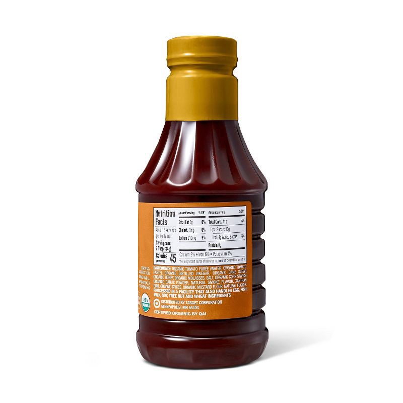 slide 3 of 3, Organic Honey BBQ Sauce - 19oz - Good & Gather™, 19 oz