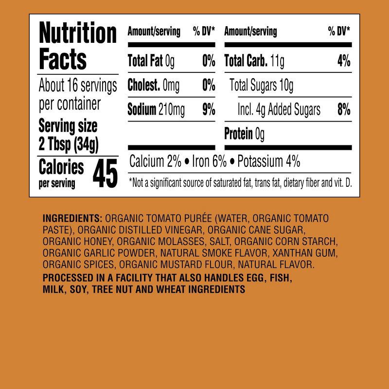 slide 4 of 4, Organic Honey BBQ Sauce - 19oz - Good & Gather™, 19 oz