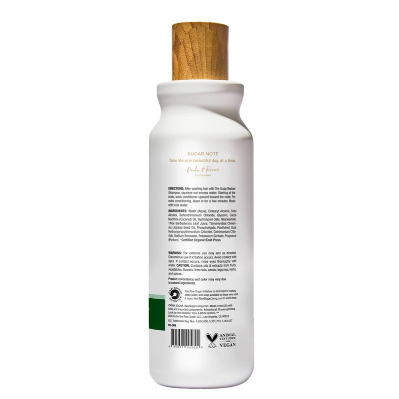 slide 2 of 7, Raw Sugar The Scalp Restore Conditioner - Jojoba + Aloe + Niacinamide - 18 fl oz, 18 fl oz