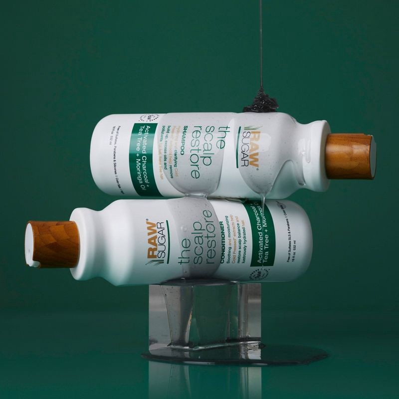 slide 7 of 7, Raw Sugar The Scalp Restore Conditioner - Jojoba + Aloe + Niacinamide - 18 fl oz, 18 fl oz