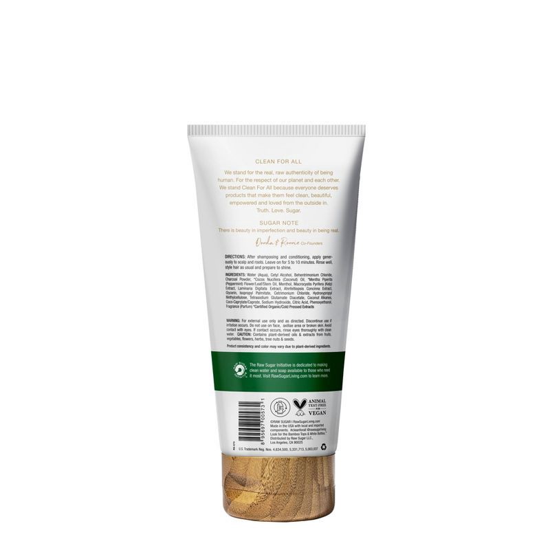 slide 2 of 7, Raw Sugar Pure Scalp Therapy Treatment - Coconut + Peppermint Oil - 6.7 fl oz, 6.7 fl oz