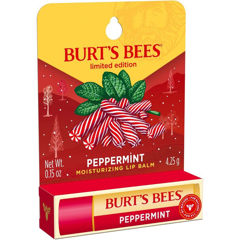 slide 9 of 15, Burt's Bees Moisturizing Lip Balm - Peppermint - 0.15oz, 0.15 oz