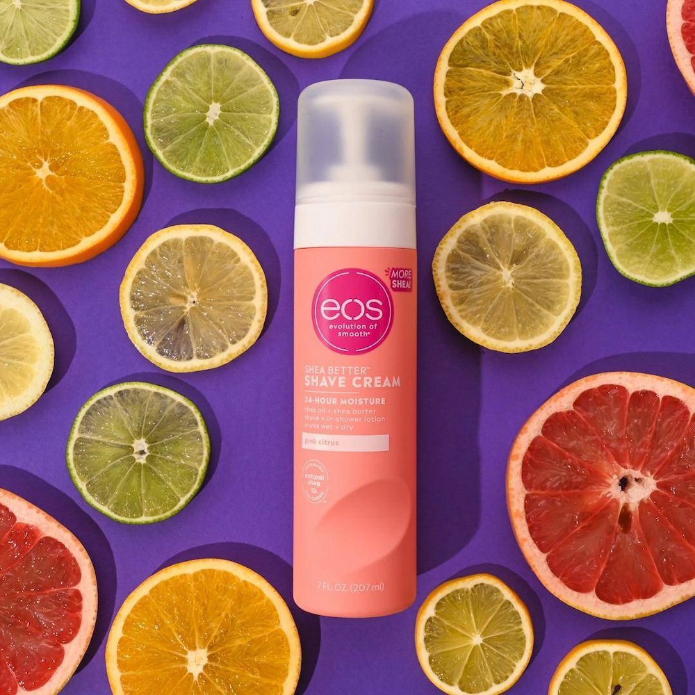 slide 8 of 9, eos Shea Better Shave Cream - Pink Citrus - 7 fl oz, 7 fl oz