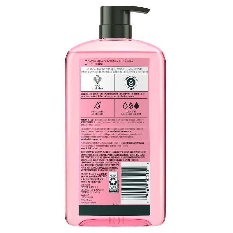 slide 6 of 7, Herbal Essences Smooth Shampoo with Rose Hips & Jojoba Extracts - 29.2 fl oz, 29.2 fl oz