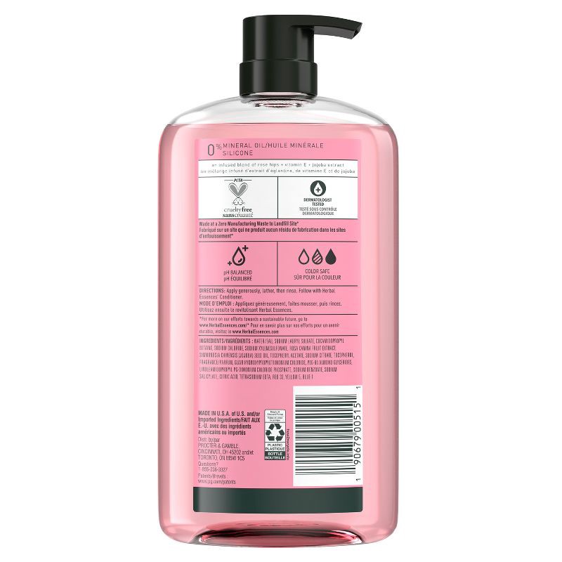 slide 10 of 10, Herbal Essences Smooth Shampoo with Rose Hips & Jojoba Extracts - 29.2 fl oz, 29.2 fl oz