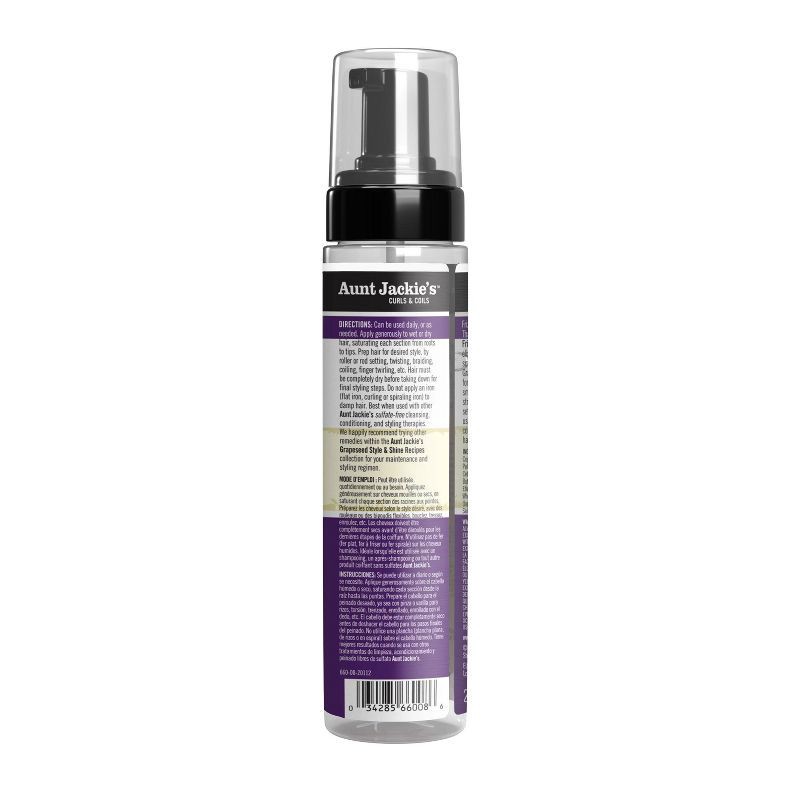 slide 2 of 9, Aunt Jackie's Grape Seed Frizz Patrol Setting Mousse - 8.5 fl oz, 8.5 fl oz