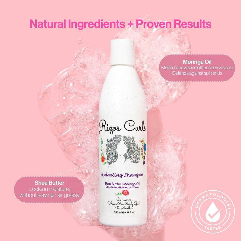 slide 3 of 6, Rizos Curls Hydrating Shampoo - 10 fl oz, 10 fl oz