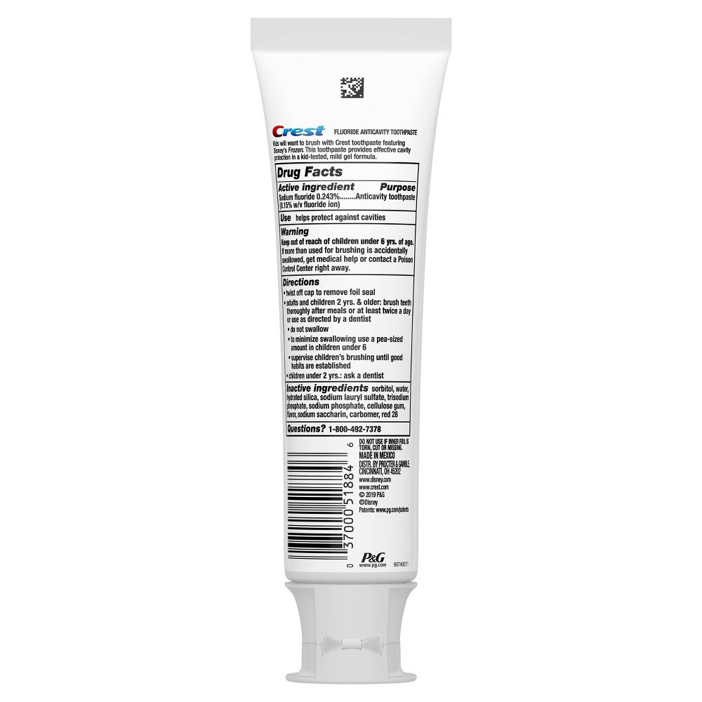 slide 3 of 3, Crest Frozen Tube Toothpaste - 4.2oz, 4.2 oz