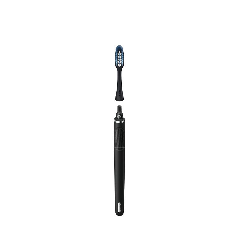 slide 1 of 9, Oral-B Clic Manual Toothbrush, Matte Black, 1 ct