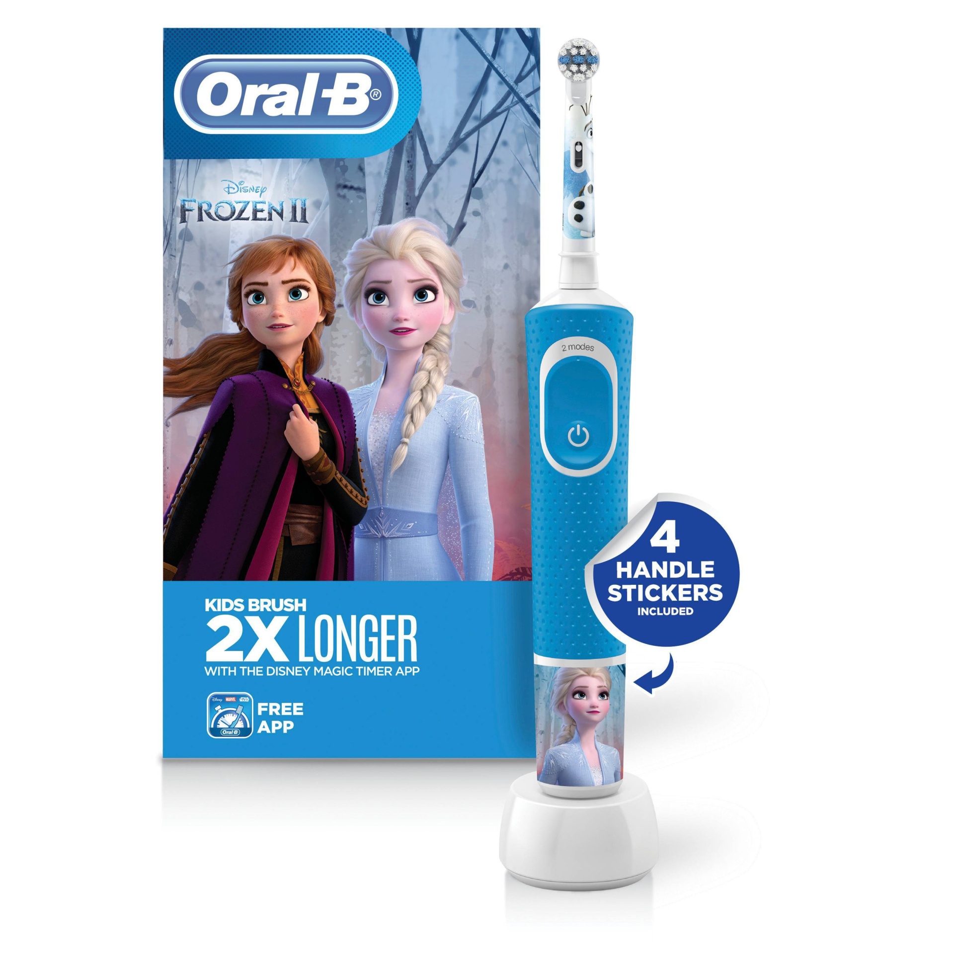 slide 1 of 3, Oral-B Kids Electric Toothbrush featuring Disney's Frozen II for Kids 3+, 1 ct