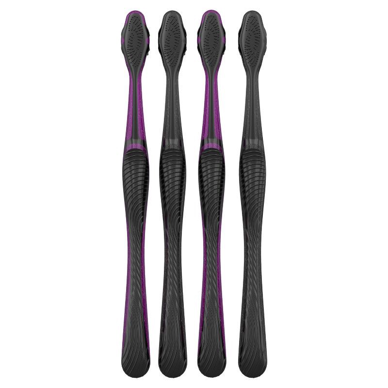 slide 5 of 9, Oral-B Charcoal Toothbrush, Soft - 4ct, 4 ct