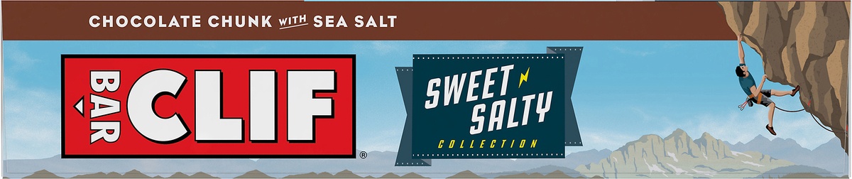 slide 6 of 9, CLIF Bar Chocolate Chunk With Sea Salt, 12 ct; 2.4 oz