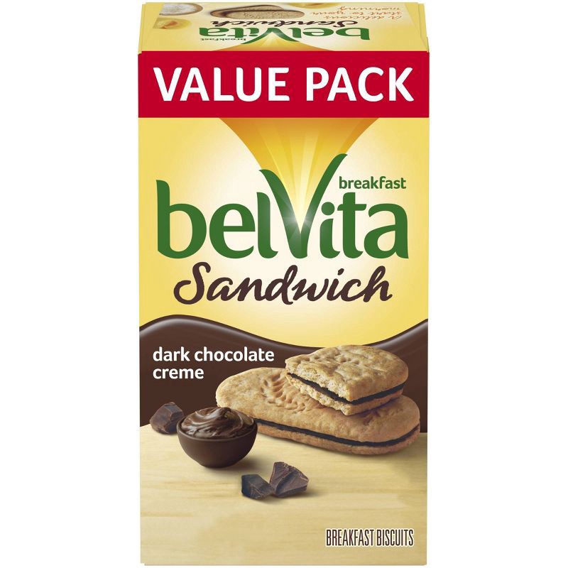 slide 1 of 14, belVita Dark Chocolate Creme Cookie Value Pack - 12ct, 12 ct