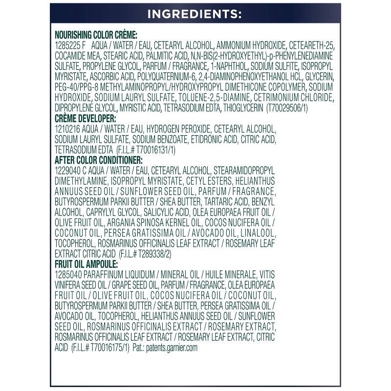 slide 13 of 13, Garnier Nutrisse Ultra Color Nourishing Permanent Hair Color Crème - IN2 Blue Curaçao, 1 ct