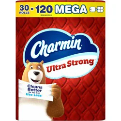 Charmin Ultra Strong Toilet Paper - 30 Mega Rolls