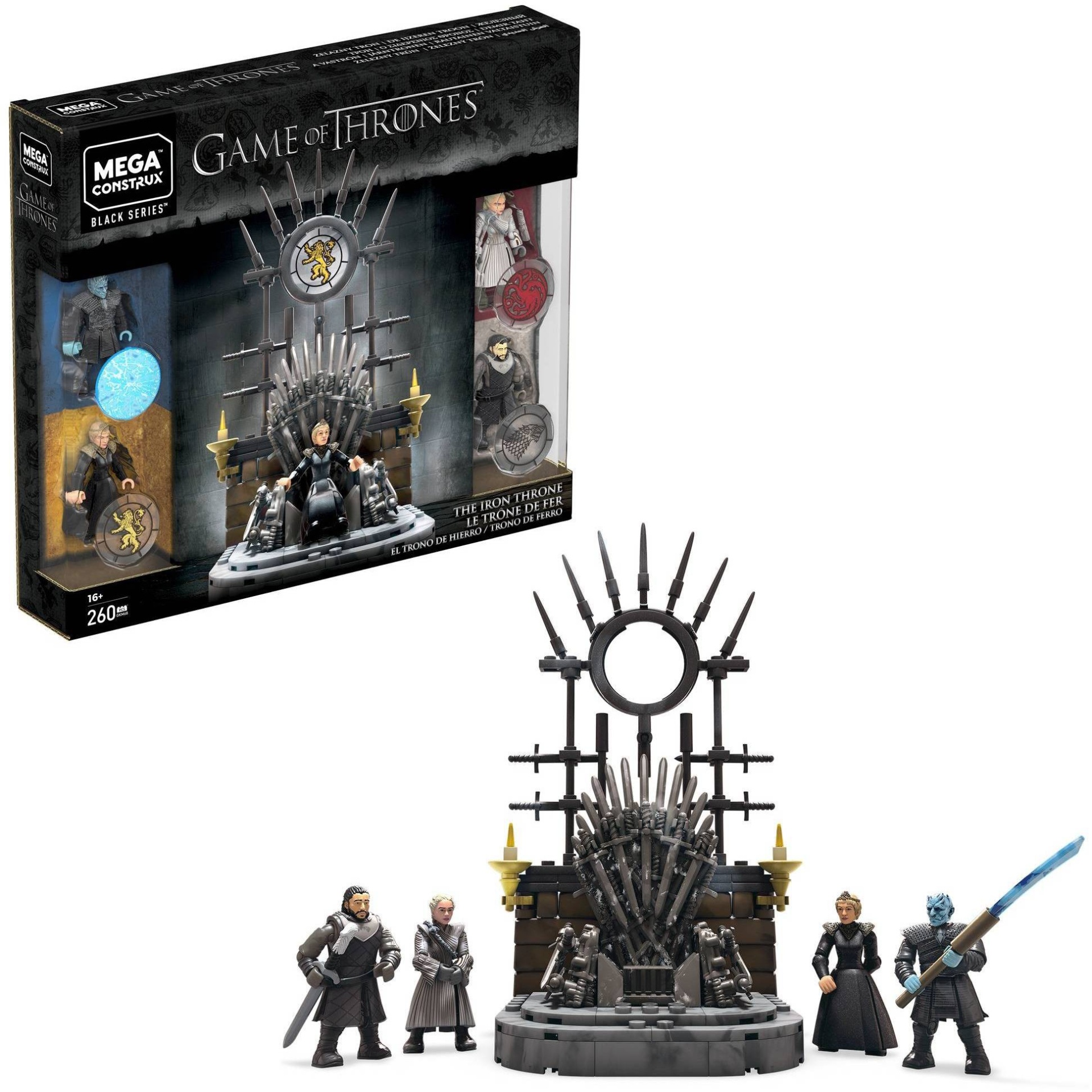 slide 1 of 1, Mega Construx Game of Thrones The Iron Throne, 1 ct