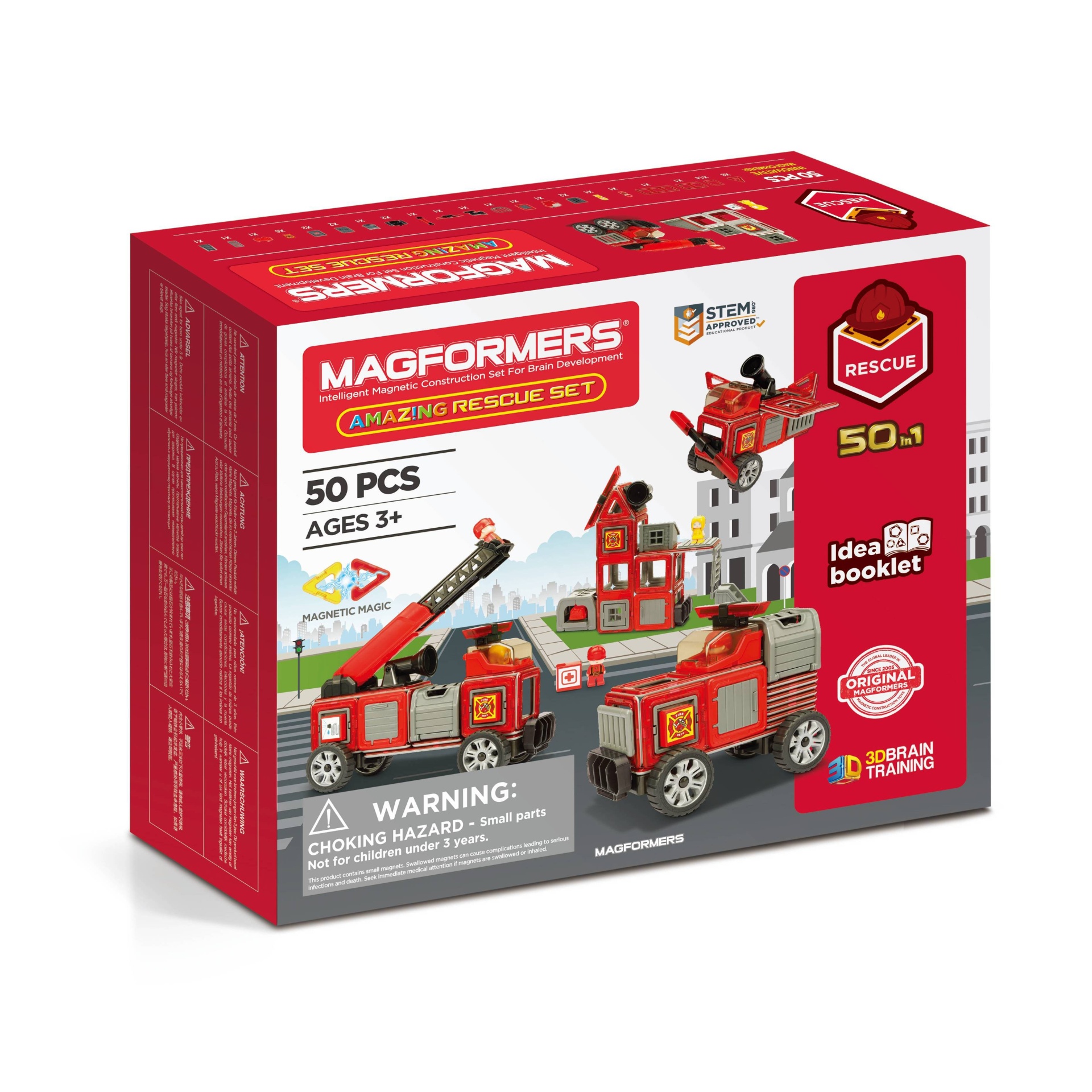 slide 1 of 6, Magformers Amazing Rescue Set, 1 ct