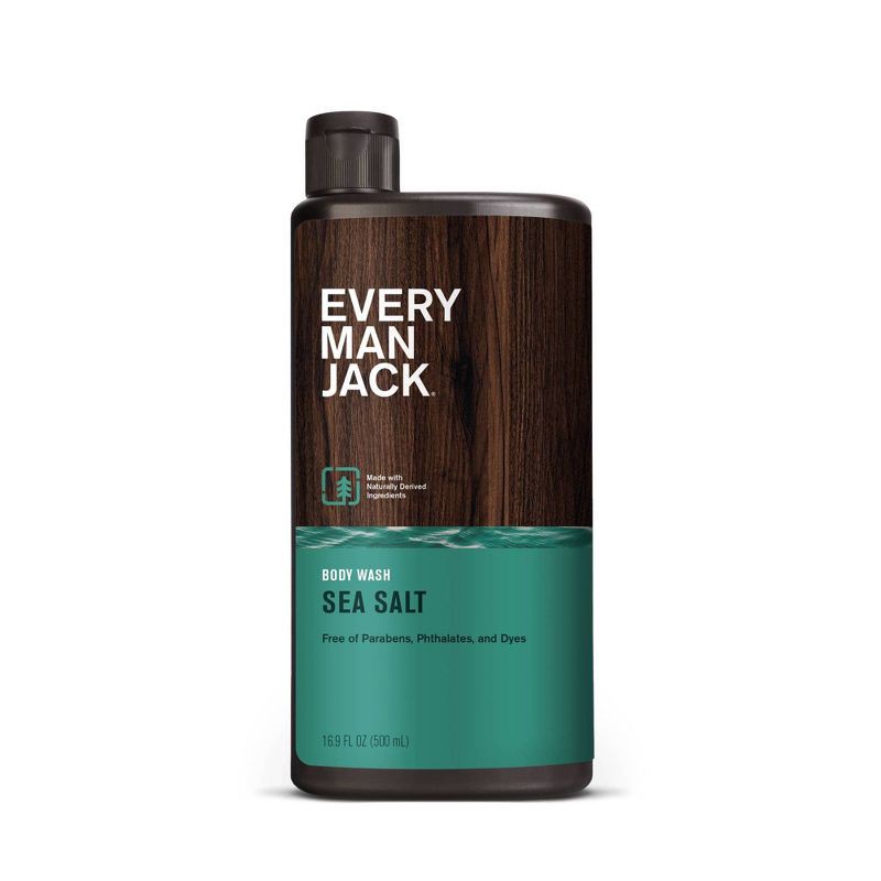 slide 2 of 11, Every Man Jack Sea Salt Hydrating Men's Body Wash - 16.9 fl oz, 16.9 fl oz