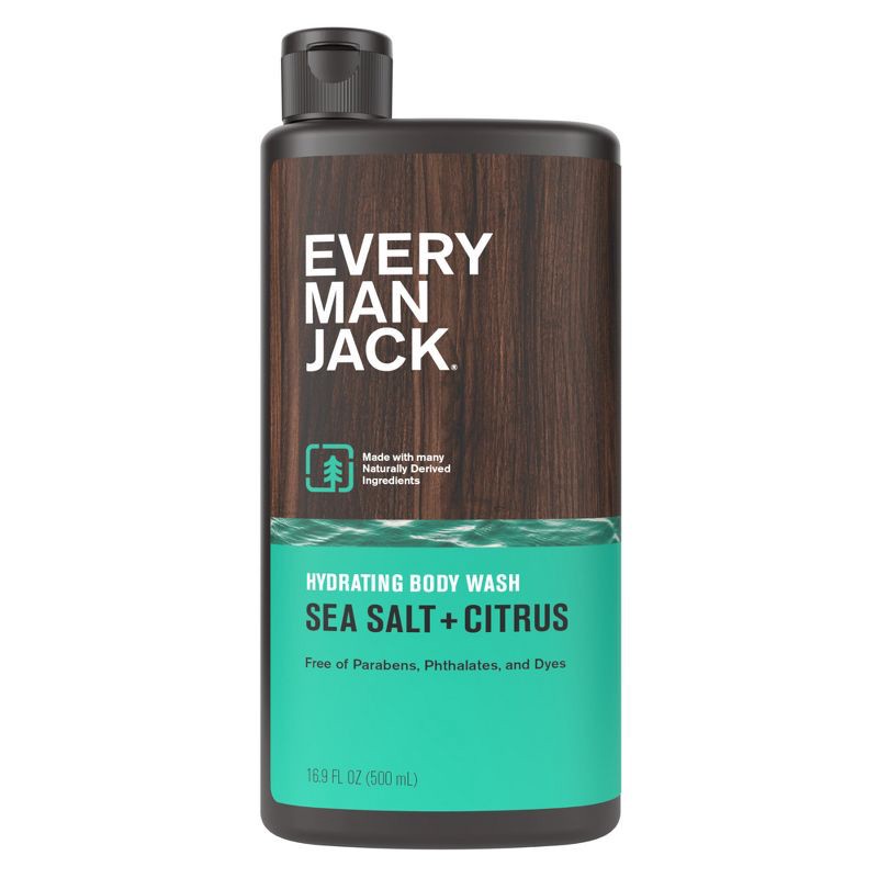 slide 12 of 13, Every Man Jack Sea Salt + Citrus Hydrating Men's Body Wash - 16.9 fl oz, 16.9 fl oz