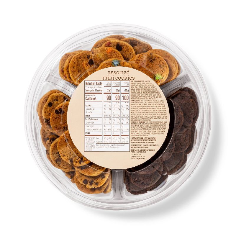 slide 3 of 3, Mini Cookie Tray Variety Pack - 21oz - Favorite Day™, 21 oz