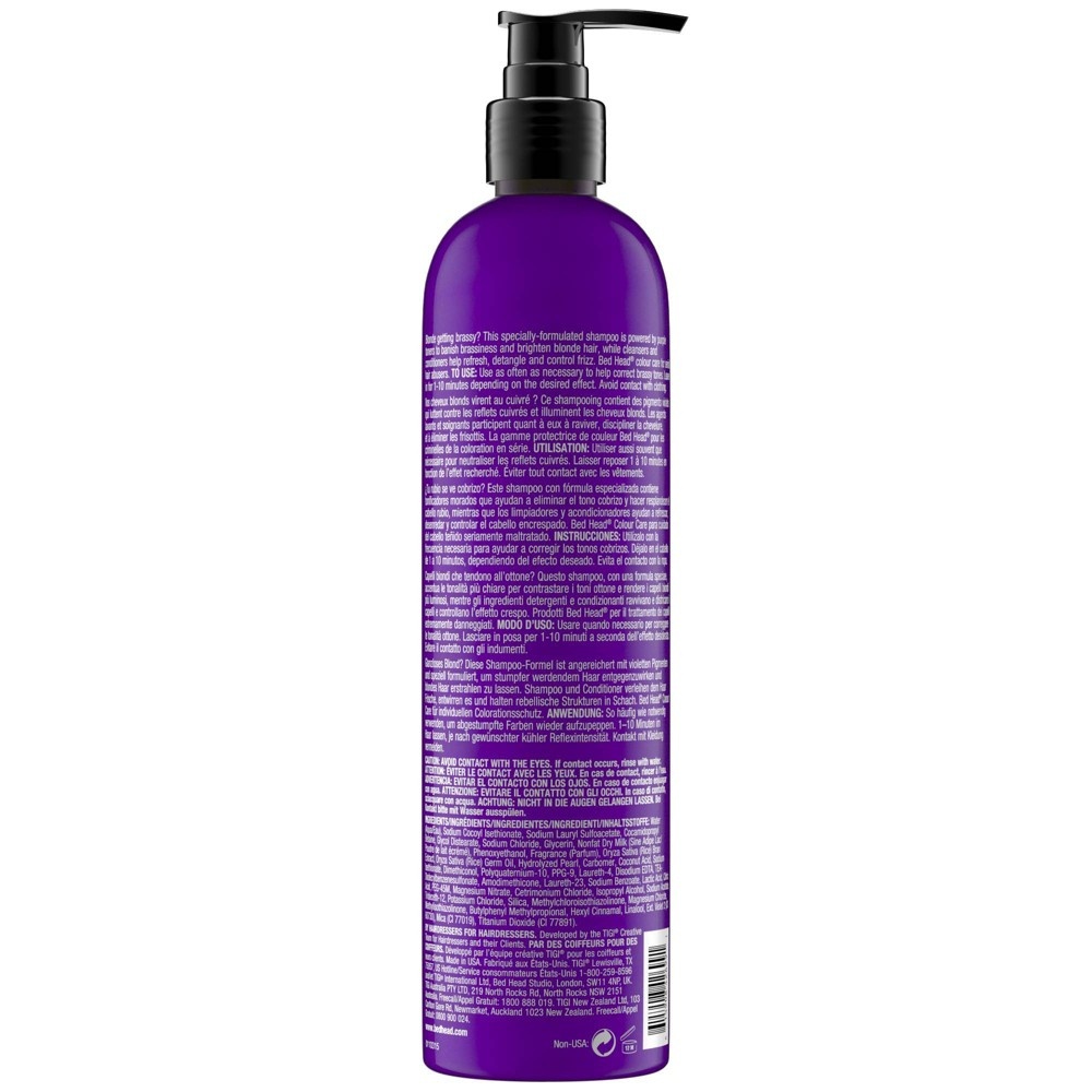 slide 3 of 5, TIGI Dumb Blonde Purple Toning Shampoo, 13.5 fl oz