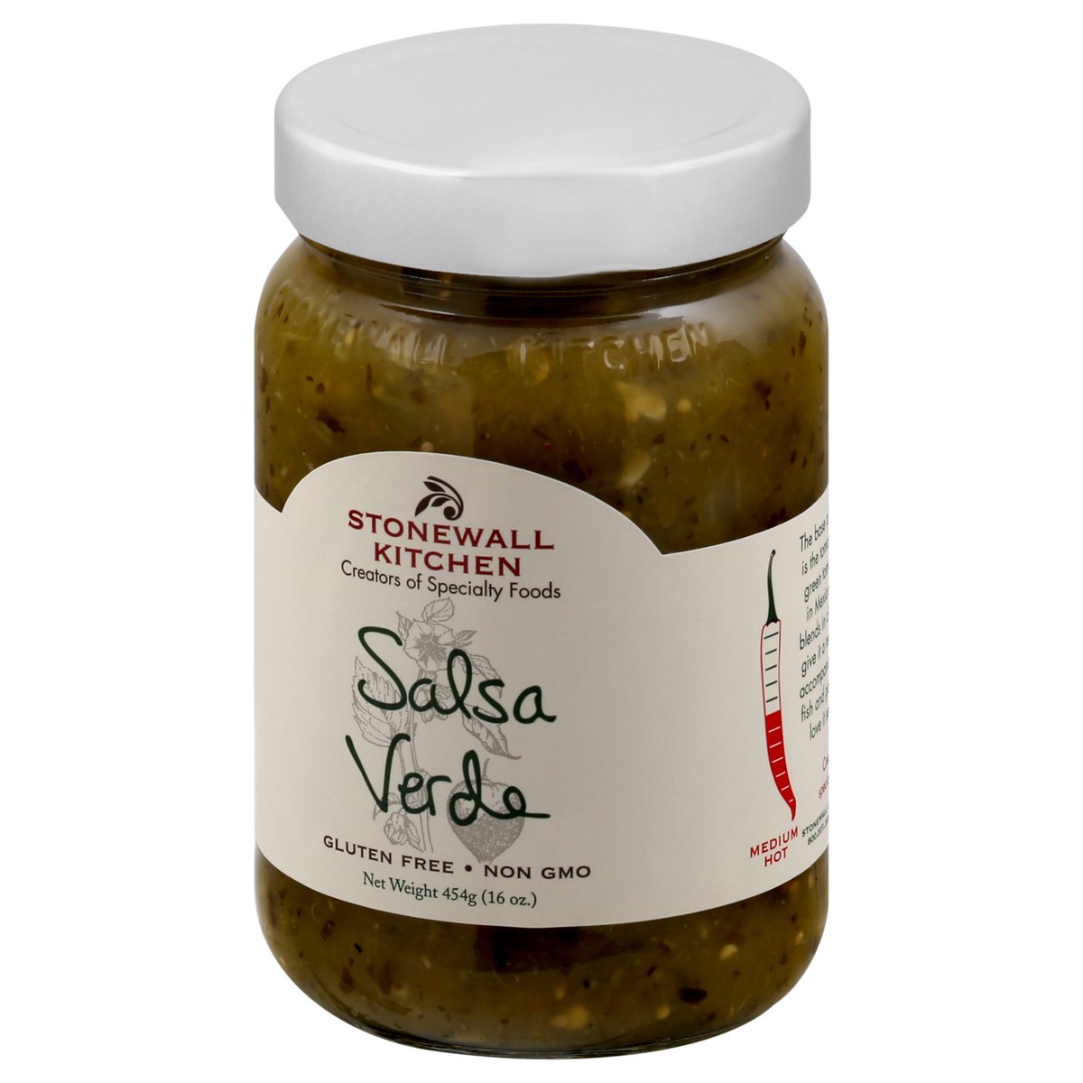 slide 9 of 9, Stonewall Kitchen Medium Hot Salsa Verde 454 g, 454 g