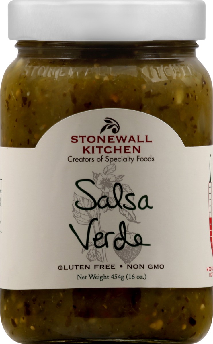 slide 1 of 9, Stonewall Kitchen Medium Hot Salsa Verde 454 g, 454 g